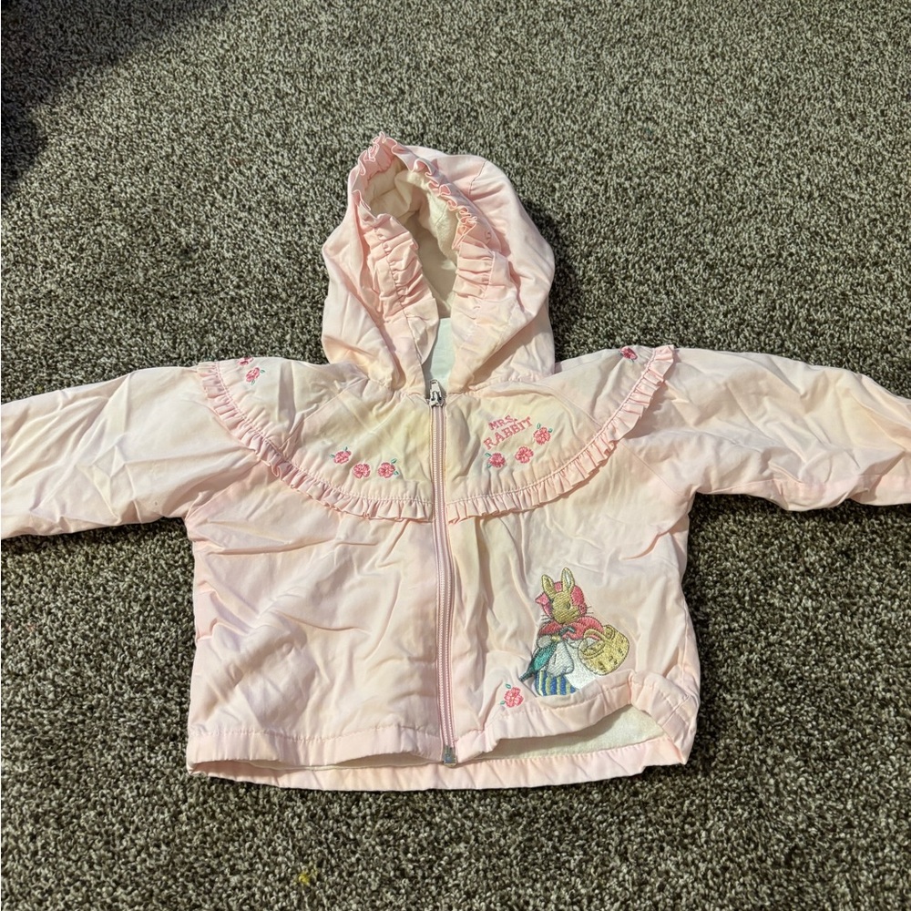 Quiltex Light Pink Kids Raincoat with Hood